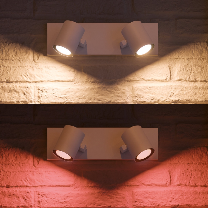 Philips 50622/31/P7 - LED Reflektor HUE ARGENA 2xGU10/5,7W/230V