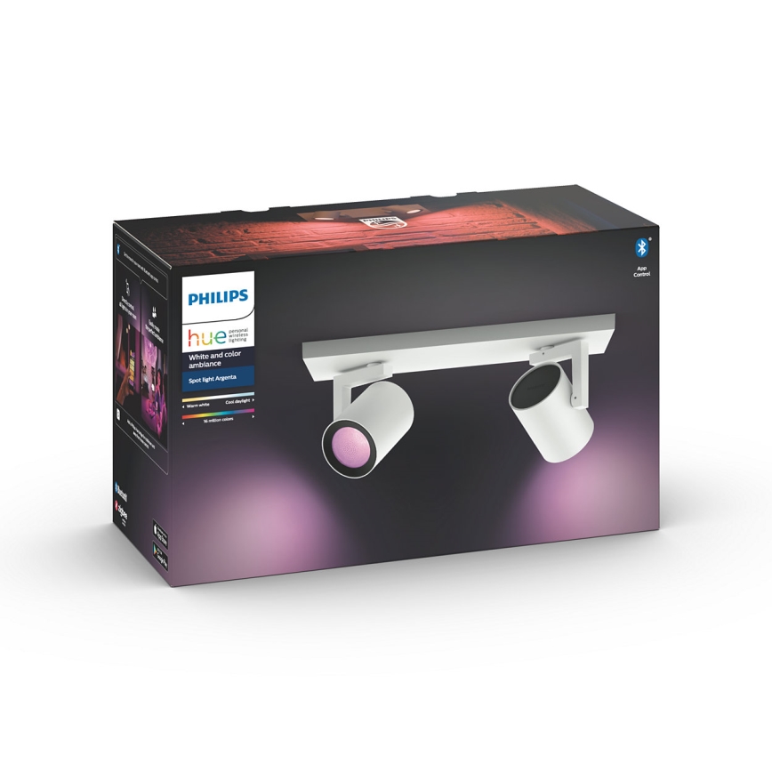 Philips 50622/31/P7 - LED Reflektor HUE ARGENA 2xGU10/5,7W/230V