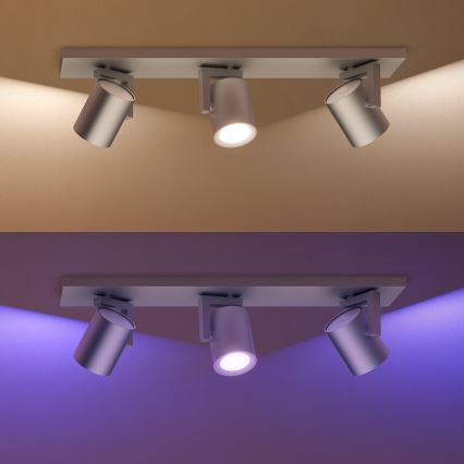 Philips 50623/48/P7 - LED Reflektor HUE ARGENA 3xGU10/5,7W/230V