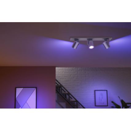 Philips - LED RGBW Zatemnitveni reflektor Hue ARGENA 3xGU10/5,7W/230V