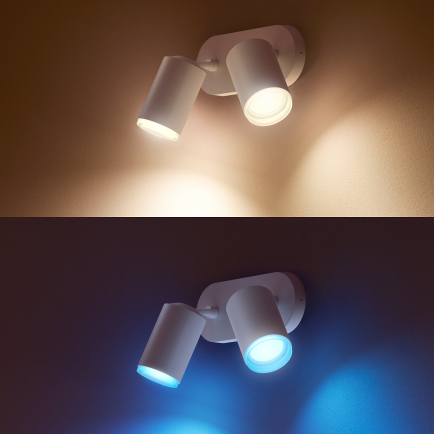 Philips 50632/31/P7 - LED Reflektor HUE FUGATO 2xGU10/5,7W/230V