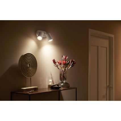 Philips - LED RGBW Zatemnitveni reflektor Hue FUGATO 2xGU10/5,7W/230V