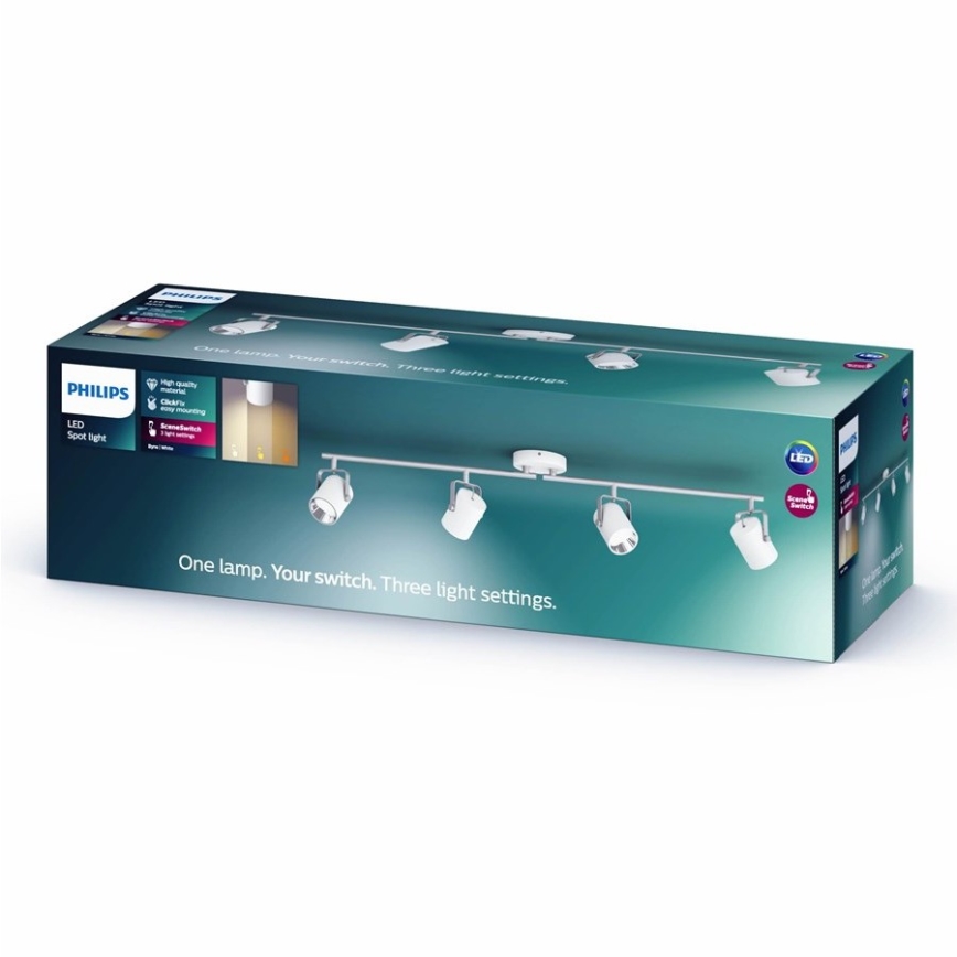 Philips - LED Reflektor 4xLED/4,3W/230V 2200/2500/2700K