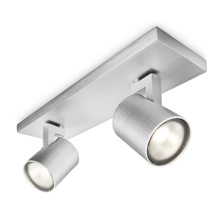 Philips - Točkovna svetilka RUNNER 2xGU10/20W/230V