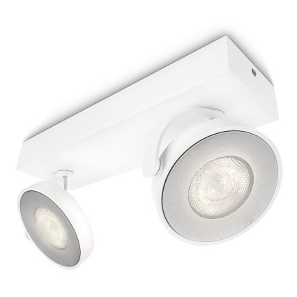 Philips 53172/31/P0 - Zatemnitveni reflektor MYLIVING CLOCKWORK 2xLED/4,5W