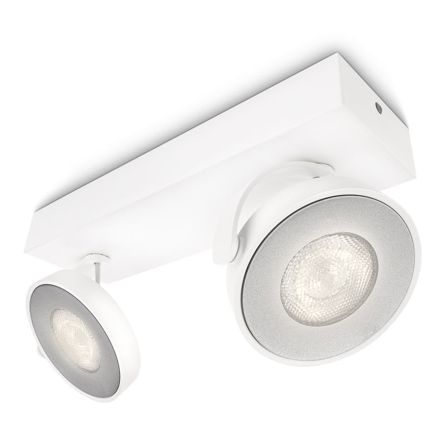 Philips 53172/31/P0 - Zatemnitveni reflektor MYLIVING CLOCKWORK 2xLED/4,5W