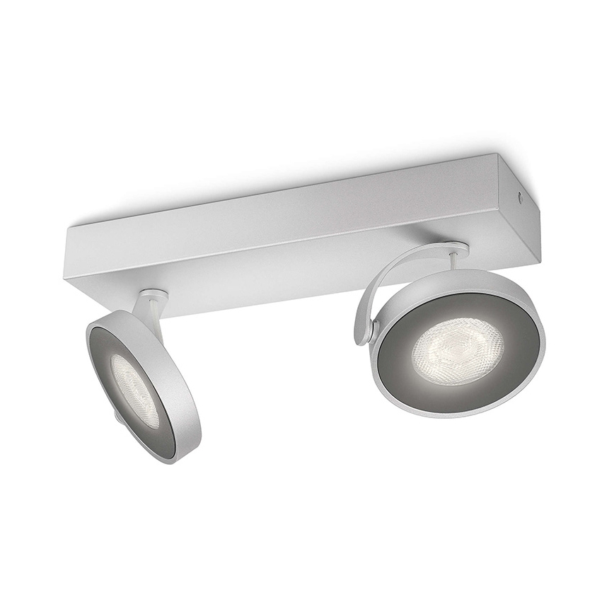 Philips 53172/48/16 - LED reflektor MYLIVING CLOCKWORK 2xLED/4W/230V