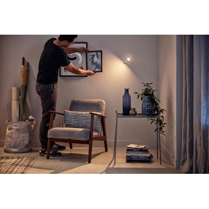 Philips 53190/48/P0 - LED Reflektor MYLIVING MILLENNIUM 1xLED/4,5W/230V