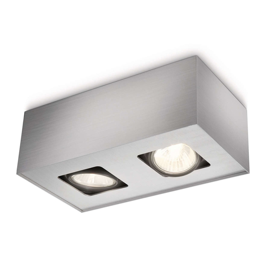 Philips 56232/48/PN - LED Reflektor TEMPO 2xGU10/6W/230V