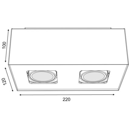 Philips 56232/48/PN - LED Reflektor TEMPO 2xGU10/6W/230V