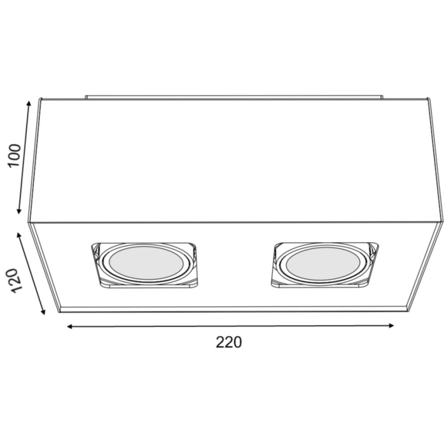 Philips 56232/48/PN - LED Reflektor TEMPO 2xGU10/6W/230V