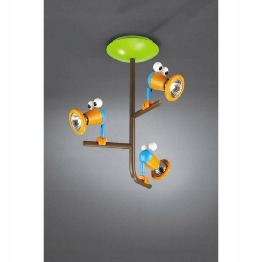 Philips 56313/55/16 - Otroški reflektor MYKIDSROOM BIRDEY 3xGU10/35W/230V