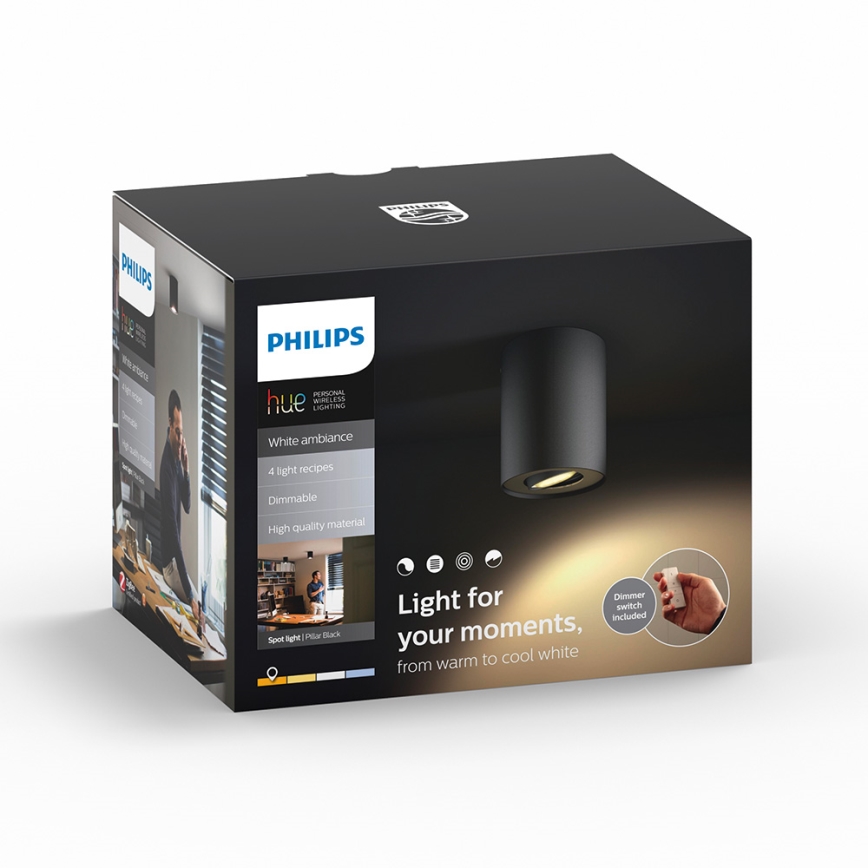 Philips - LED Zatemnitveni reflektor Hue PILLAR 1xGU10/5,5W
