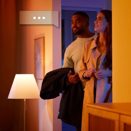 Philips - LED Zatemnitvena svetilka Hue PILLAR 2xGU10/5W/230V + Daljinski upravljalnik