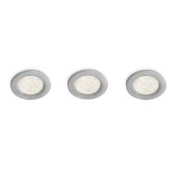 Philips 59100/87/16 - KOMPLET 3x LED vgradni reflektor MYLIVING SCEPTRUM LED/3W/230V