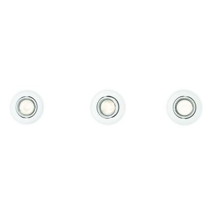 Philips 59243/31/E7 - SET 3x Vgradna svetilka ENIF 1xGU10/50W/230V