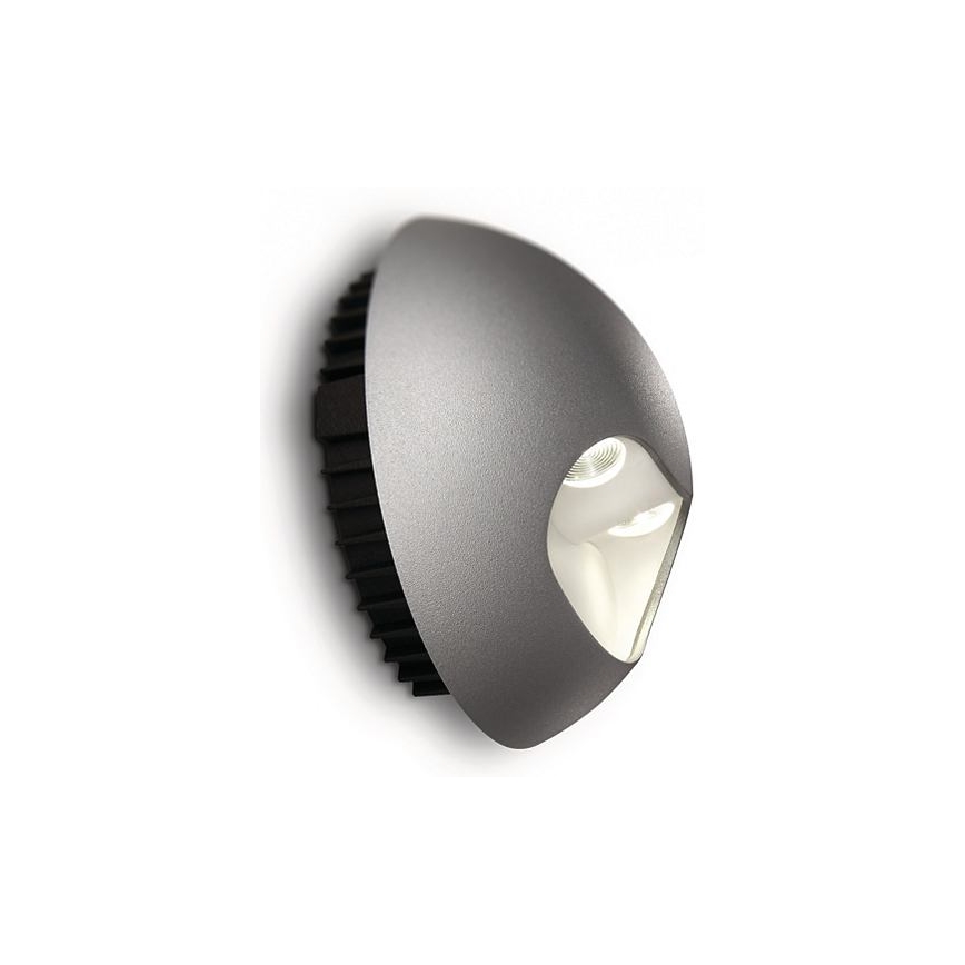 Philips 69085/87/16 - LED Stenska svetilka MYLIVING MILIO 2xLED/2,5W/230V