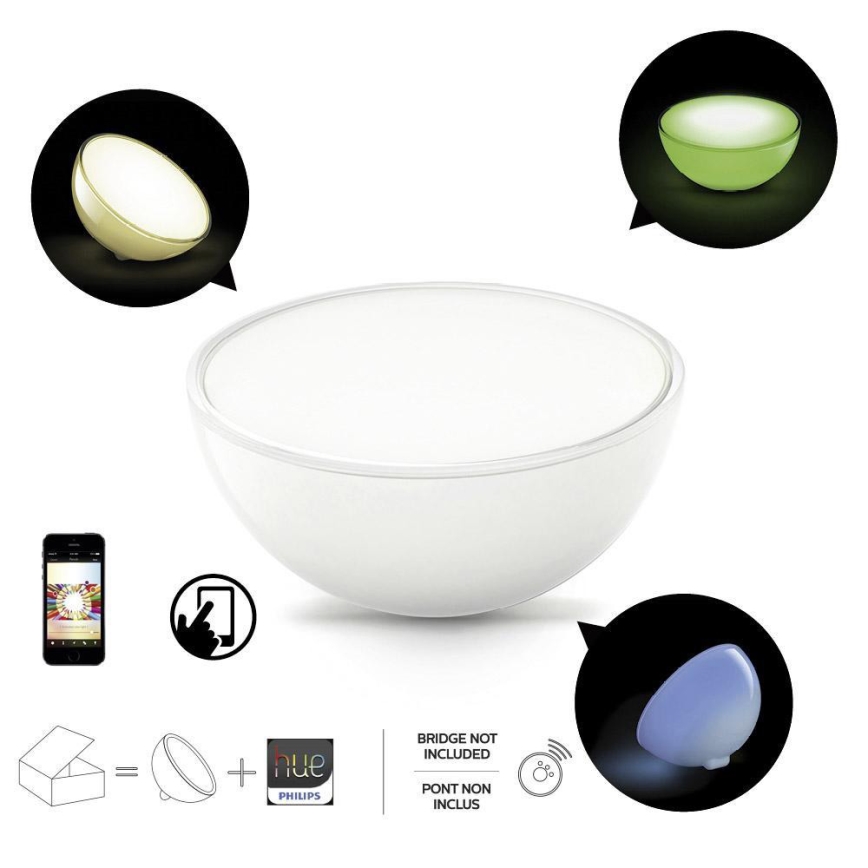 Philips 71460/60/PH - Zatemnitvena namizna svetilka HUE GO 1xLED/6W/RGB