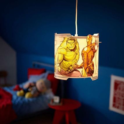Philips 71751/35/26 - Otroški lestenec na vrvici DISNEY AVENGERS 1xE27/60W/230V