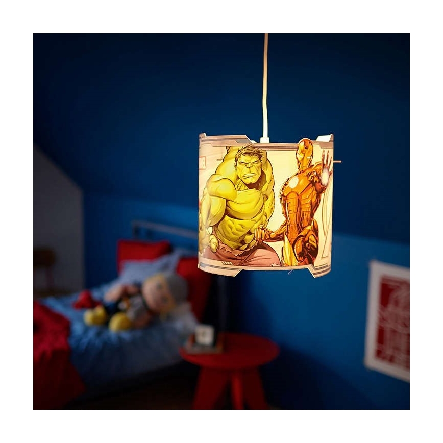 Philips 71751/35/26 - Otroški lestenec na vrvici DISNEY AVENGERS 1xE27/60W/230V