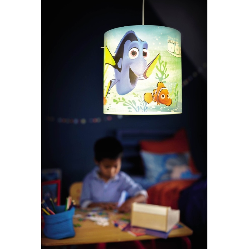 Philips 71751/90/26 - Senčnik za otroški lestenec DISNEY FINDING DORY E27 pr. 26 cm