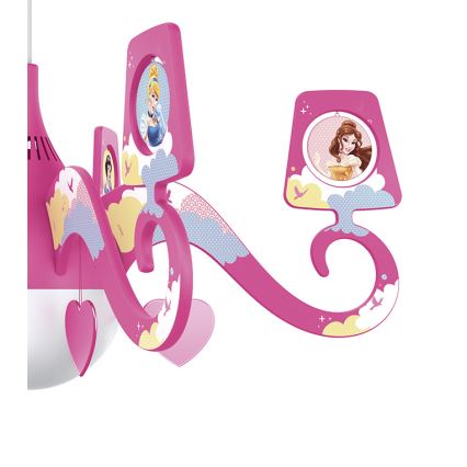 Philips 71757/28/16 - Otroški lestenec DISNEY PRINCESS 1xE27/15W/230V