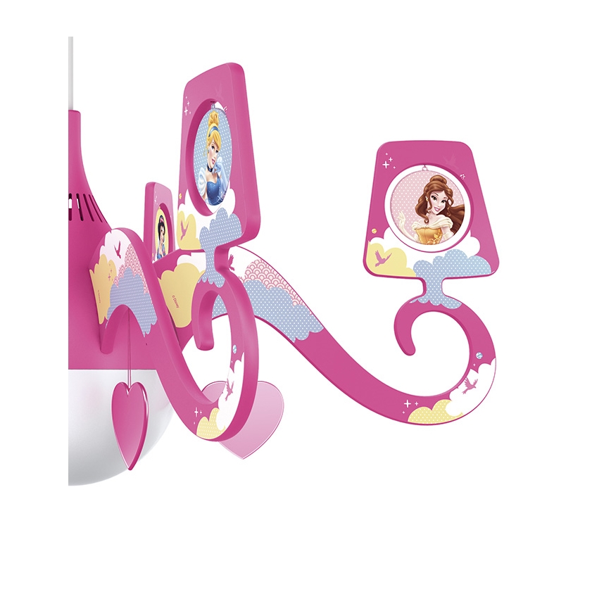 Philips 71757/28/16 - Otroški lestenec DISNEY PRINCESS 1xE27/15W/230V