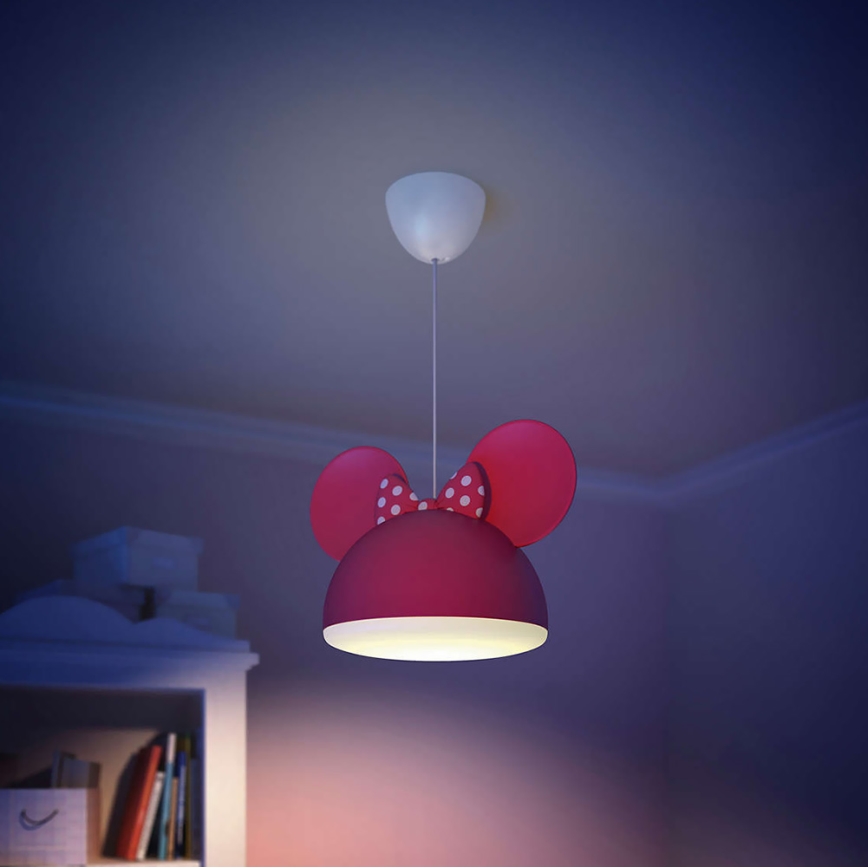 Philips 71758/31/16 - Otroški lestenec DISNEY MINNIE MOUSE 1xE27/15W/230V