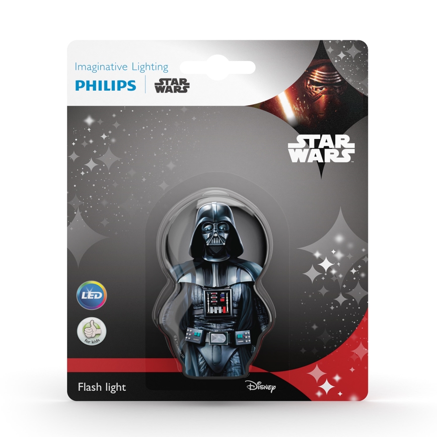 Philips 71767/98/16 - LED Otroška baterijska svetilka STAR WARS 1xLED/0,3W/2xAAA