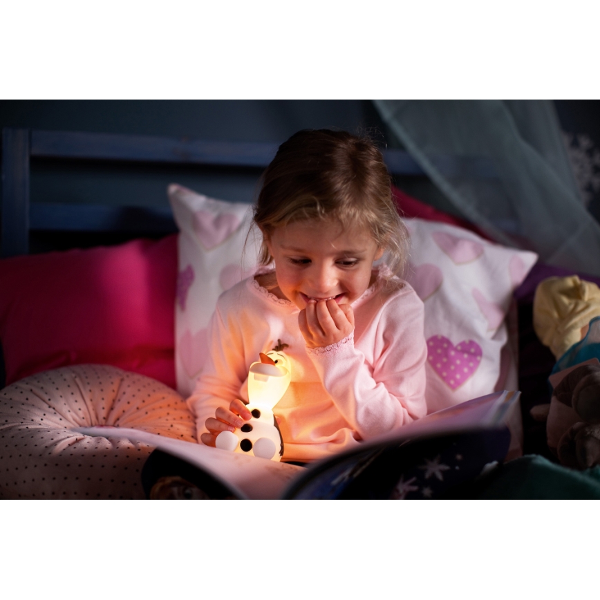 Philips 71768/08/16 - LED otroška svetilka FROZEN 1xLED/0,2W/2xAAA