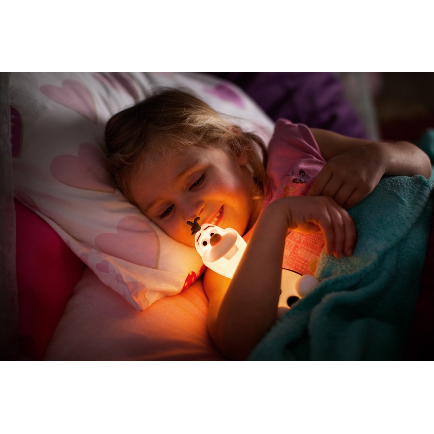 Philips 71768/08/16 - LED otroška svetilka FROZEN 1xLED/0,2W/2xAAA