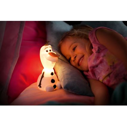 Philips 71768/08/16 - LED otroška svetilka FROZEN 1xLED/0,2W/2xAAA