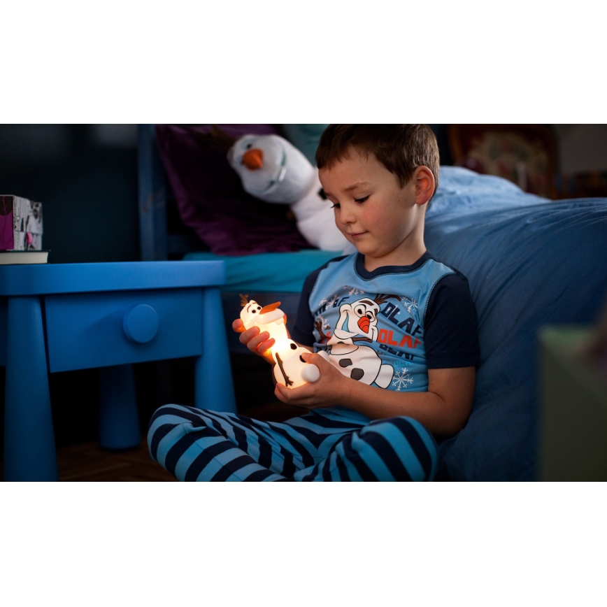 Philips 71768/08/16 - LED otroška svetilka FROZEN 1xLED/0,2W/2xAAA