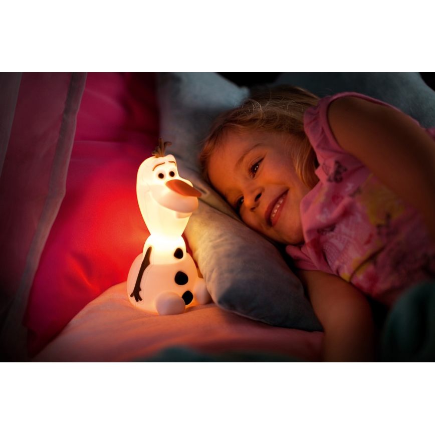 Philips 71768/08/16 - LED otroška svetilka FROZEN 1xLED/0,2W/2xAAA