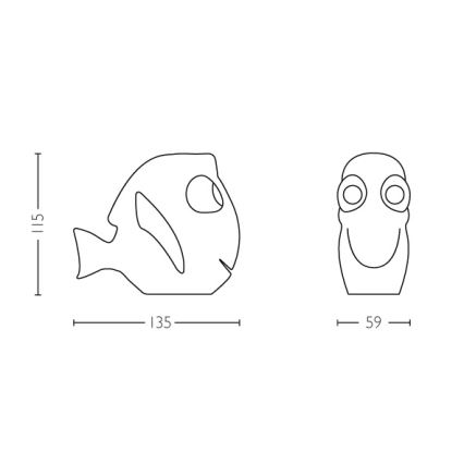 Philips 71768/90/16 - Otroška lučka LED/2xAAA