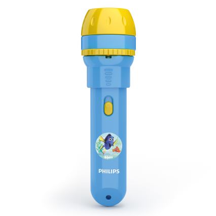 Philips 71788/90/16 - LED Otroška baterijska svetilka in projektor DISNEY DORY LED/3xLR44