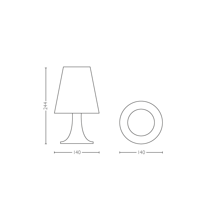 Philips - LED Otroška namizna svetilka LED/2,3W/230V