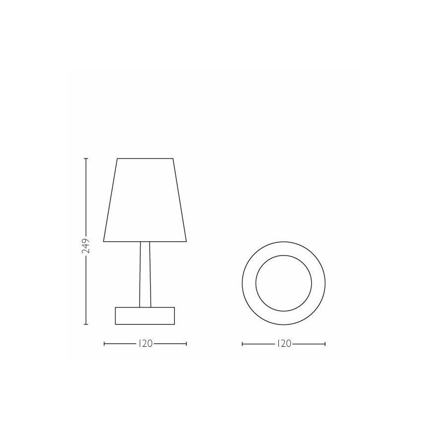 Philips 71796/30/P0 - LED Otroška namizna svetilka STAR WARS STORMTROOPER 1xLED/0,57W