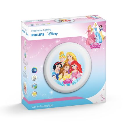 Philips 71884/28/P0 - LED Otroška stenska svetilka DISNEY PRINCESS 4xLED/2,5W/230V