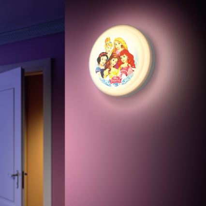 Philips 71884/28/P0 - LED Otroška stenska svetilka DISNEY PRINCESS 4xLED/2,5W/230V