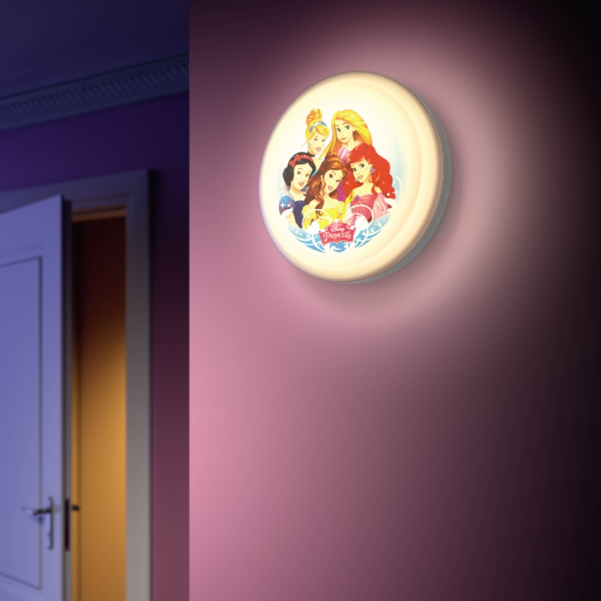 Philips 71884/28/P0 - LED Otroška stenska svetilka DISNEY PRINCESS 4xLED/2,5W/230V
