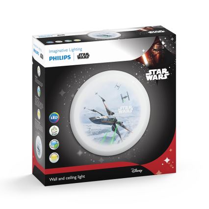 Philips 71884/51/P0 - LED Otroška stenska svetilka STAR WARS 4xLED/2,5W/230V