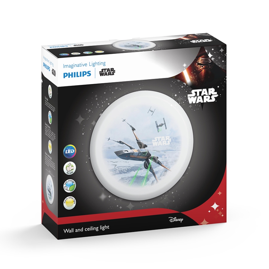 Philips 71884/51/P0 - LED Otroška stenska svetilka STAR WARS 4xLED/2,5W/230V