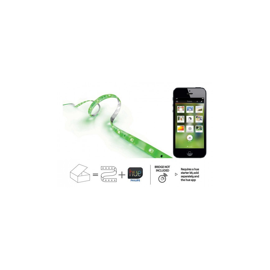 Philips - RGB LED Zatemnitveni trak Hue LIGHTSTRIP 2m