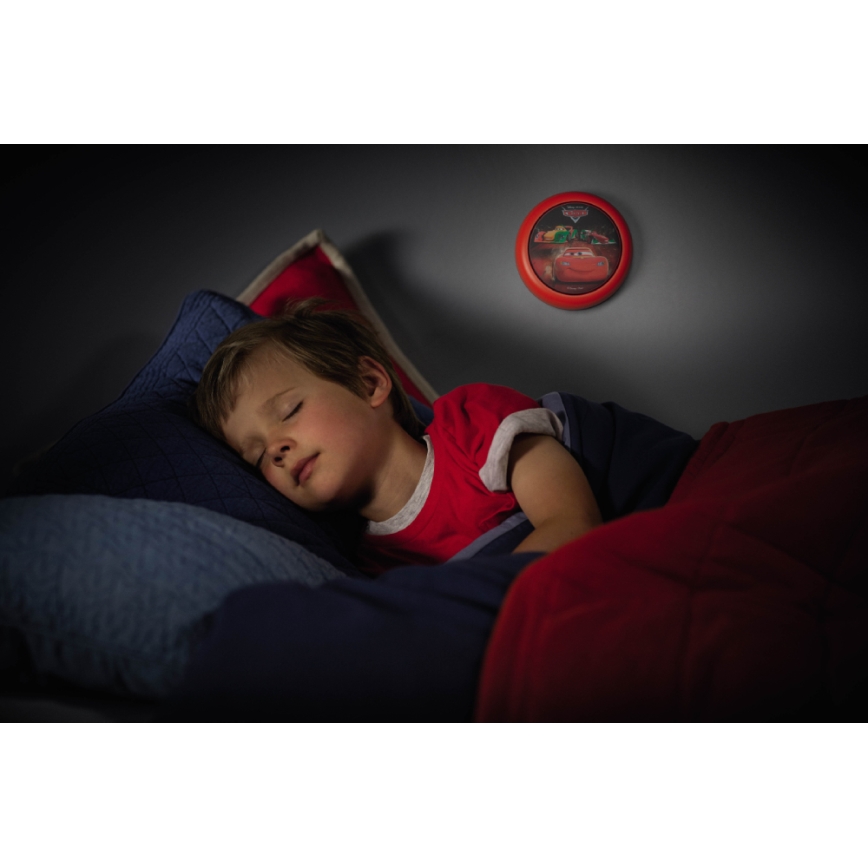 Philips 71924/32/16 - Otroška luč na dotik DISNEY CARS LED/0,3W/2xAAA
