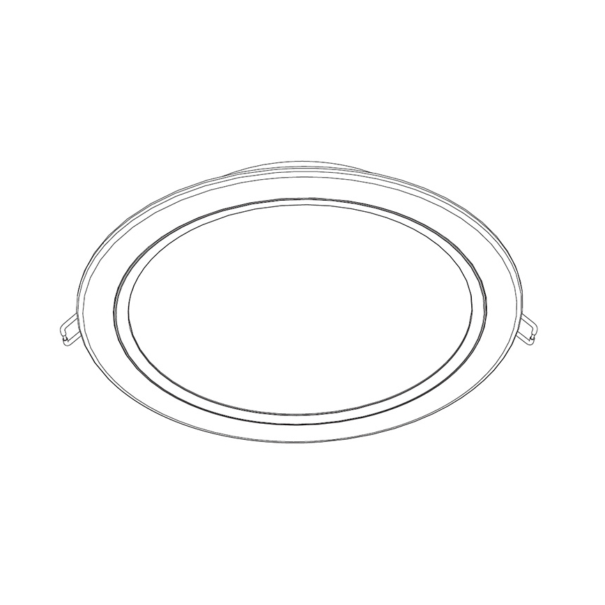 Philips - vgradna stropna LED svetilka LED/20W/230V