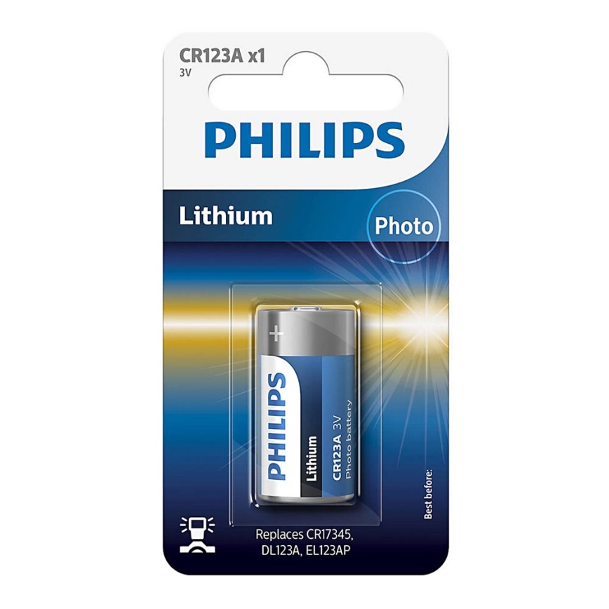 Philips CR123A/01B - Litijeva baterija CR123A MINICELLS 3V 1600mAh