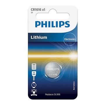 Philips CR1616/00B - Litijeva baterija gumbasta CR1616 MINICELLS 3V 52mAh