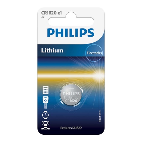 Philips CR1620/00B - Litijeva baterija gumbasta CR1620 MINICELLS 3V