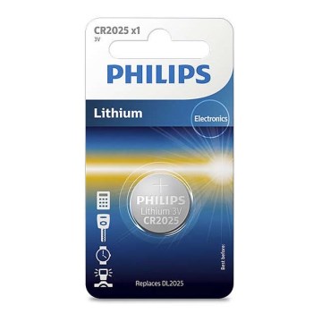 Philips CR2025/01B - Litijeva baterija CR2025 MINICELLS 3V 165mAh